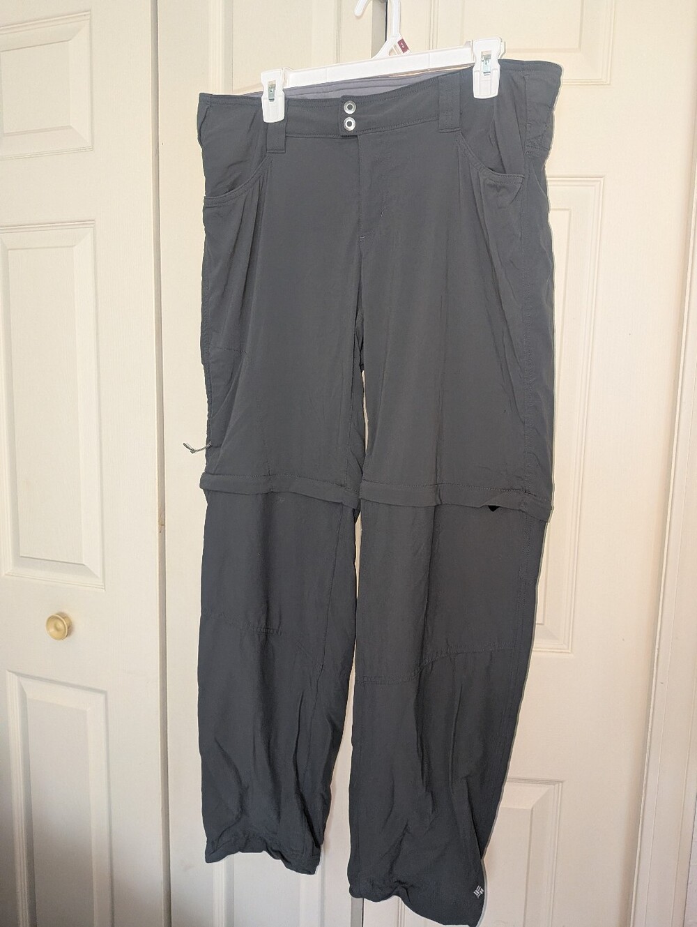Convertible Zip-Off Gray Women’s Track Pants